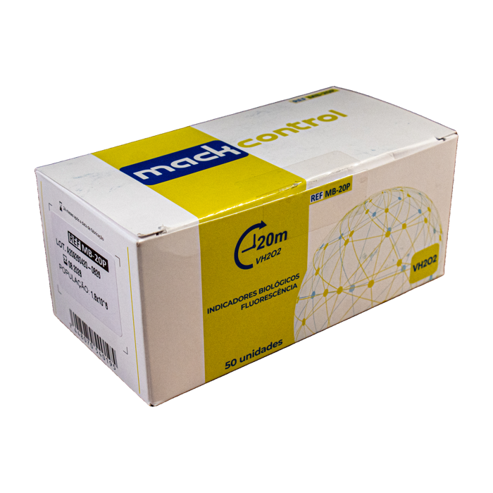 Indicador Biológico de Fluorescência · VH2O2 20 min